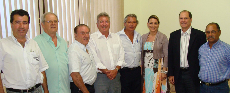Presidente Luis Vargas recebe visita do Dep. Sperotto e Organizadores da Expofeira e Festa Campeira